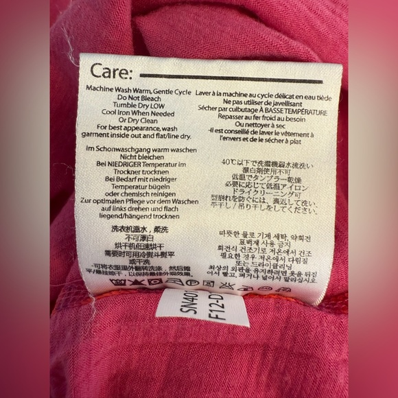 Smart wool Pink Ling Sleeve thin base Layer Size Small - Picture 7 of 11